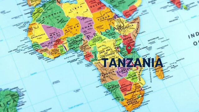 tanzania location map