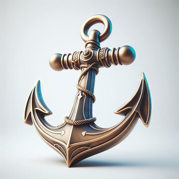 anchor on white background
