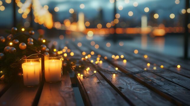 Cozy Candlelight Bokeh