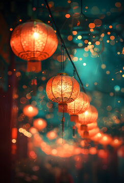 Enchanted Lanterns Glow