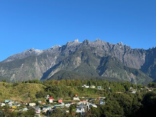 Beautiful morning view at Mount Kinabalu, Sabah, Malaysia
