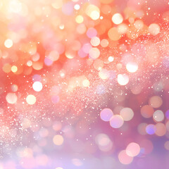 Pink Gold Bokeh Dreams