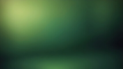 Abstract Green Blurred Background with Dark Edges.