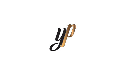 YP, PY , P ,Y, Abstract Letters Logo Monogram	