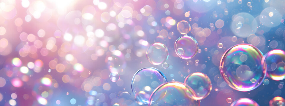 Rainbow Soap Bubbles