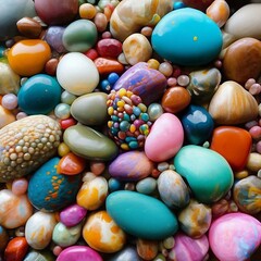 Fototapeta na wymiar eggs on the beach