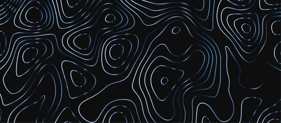 Abstract outline topographic contour map background. Dark texture background for your perfect interior. Old paper texture design .geographical map Imitation.	