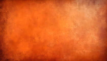 Fototapeta premium Copper orange background, old vintage grunge texture pattern, mottled painted autumn or fall colors for halloween or thanksgiving designs, elegant rich red orange background