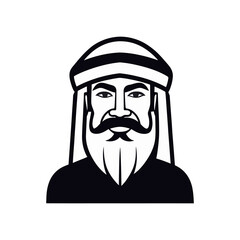 Obraz premium arab man logo with good quality and design