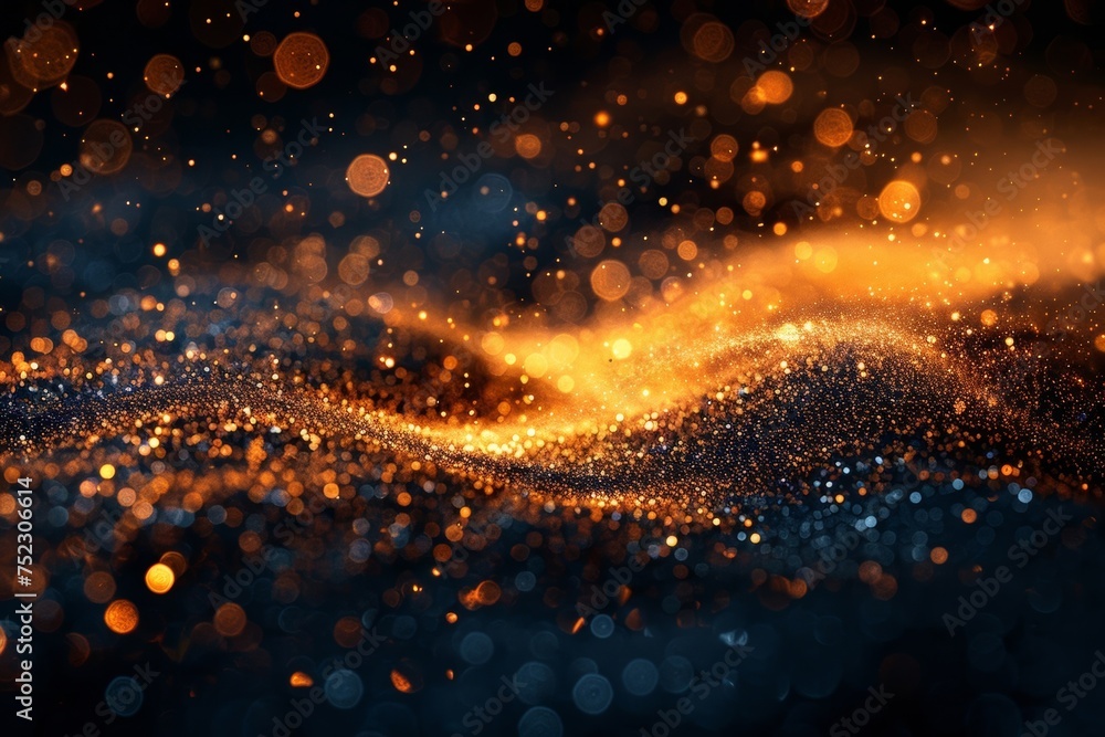 Poster add a touch of luxury to your design with this sparkling gold dust glitter background, featuring shi