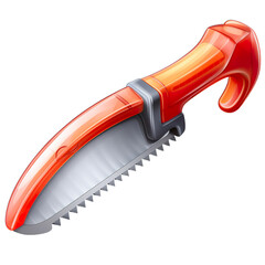 red plastic knife