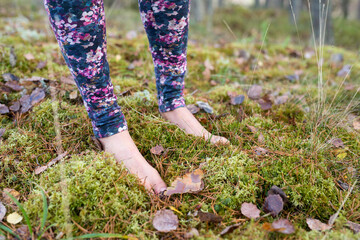 feet in the nature