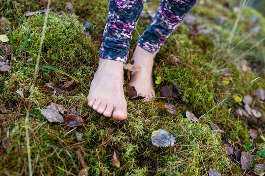 feet in the nature