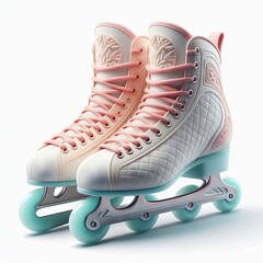 ice skates isolated on white background