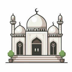 mosque vector & illustration image