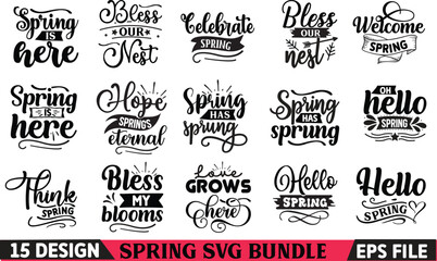 Spring svg bundle, Easter svg, Welcome spring svg, Flower svg, Spring svg, Hello Spring Svg, Spring is Here Svg, Spring quote bundle