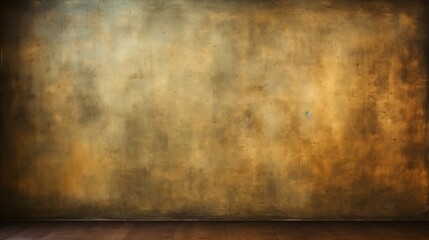 Dark gold elegant faded grunge shabby wall structure canvas background texture abstract banner