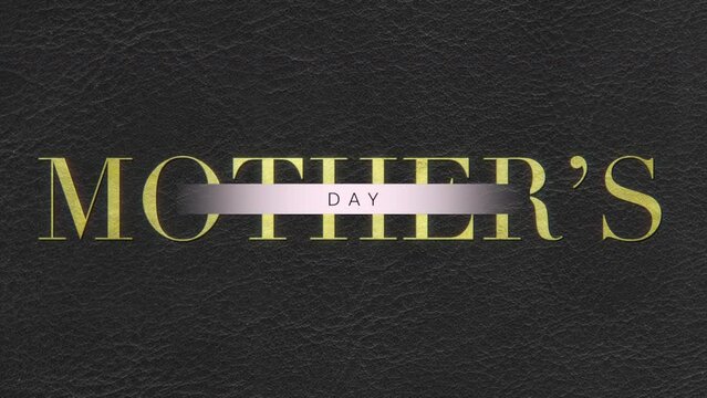 Celebrate Mothers Day with elegance - a black leather notebook, adorned with gold lettering, is the perfect heartfelt gift. Its glossy finish and rounded edges add a sophisticated touch