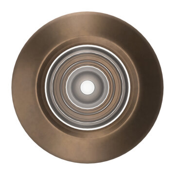 3D rendering illustration of a peephole