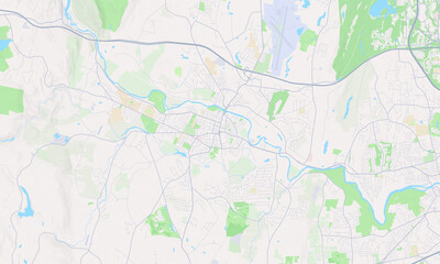 Westfield Massachusetts Map, Detailed Map of Westfield Massachusetts