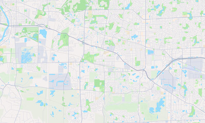 Bartlett Illinois Map, Detailed Map of Bartlett Illinois