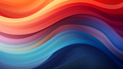 Abstract chromatic ripples