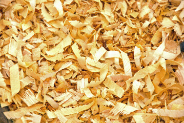 752322063 Holzspäne viele Nahaufnahme
