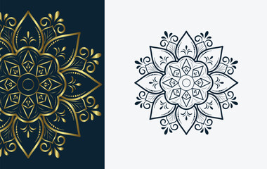 Mandala boho design vector