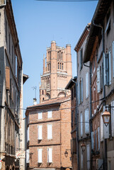 Fototapeta na wymiar Ville d'Albi et sa Cathédrale Saint Cécile