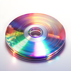Retro Rainbow Reflection: A Closer Look at the Classic CD-ROM