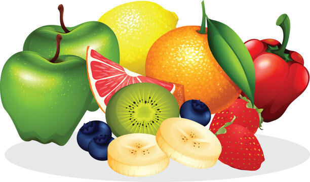 Fruit juice vector design 