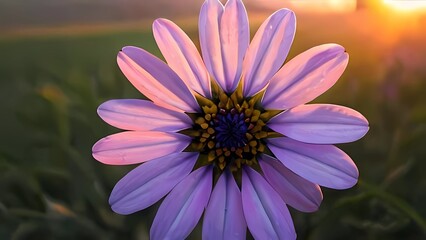 Obraz premium purple flower in a garden