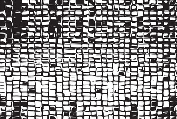 Fototapeta premium Grunge black and white pattern. Monochrome particles abstract texture.