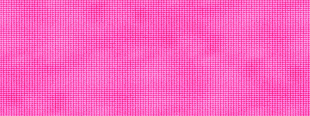 Pastel pink yoga mat with massage tactile texture and seamless pattern. Smooth PVC mattress for fitness, Pilates and aerobics. Vector bg with gradient mesh