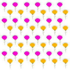 Natural Botanical Summer Spring Design Pattern Vector