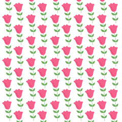 Natural Botanical Summer Spring Design Pattern Vector