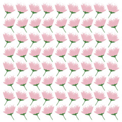 Natural Botanical Summer Spring Design Pattern Vector