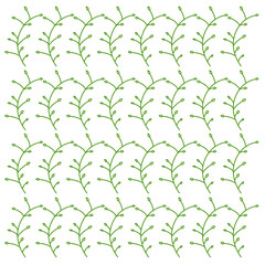 Spring Summer Natural Flowers Pattern Texture Background Vector