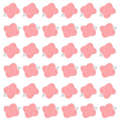 Natural Botanical Summer Spring Design Pattern Vector