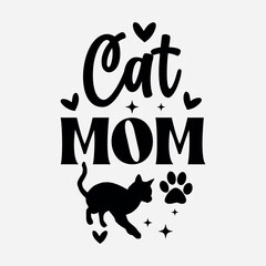Cat mom Craft design