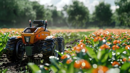 Smart Farming in 3D Crafting Dynamic Holographic Visuals