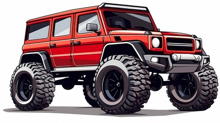 off-road car, country music background, road trip,