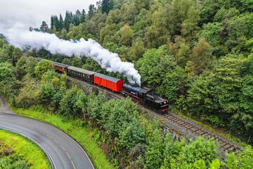 The Old Voss Line (Norwegian: Gamle Vossebanen) is a heritage railway between Garnes and Midtun near the second largest city in Norway: Bergen.
