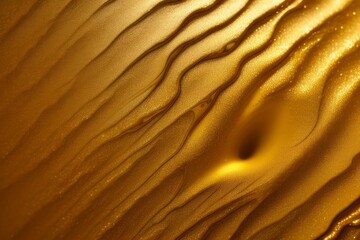 Fototapeta na wymiar Gold fluid art textured background