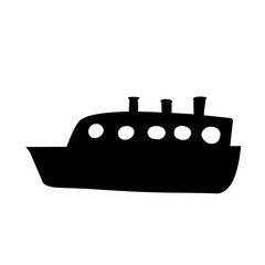 Boat Silhouette Vector