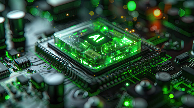 Green AI Computer Chip CPU