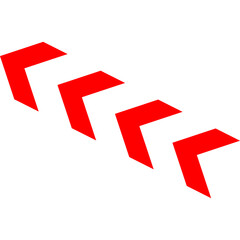 Dotted Style Straight Arrow Design