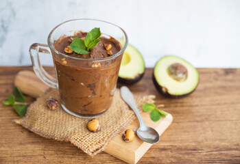  Avocado Pudding with Mint