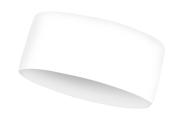 white armband on transparent background, mockup