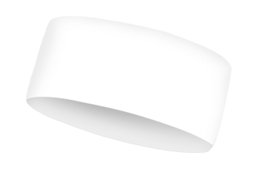 white armband on transparent background, mockup